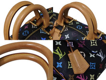 Load image into Gallery viewer, 極美品 LOUIS VUITTON ルイヴィトン スピーディ30 村上隆 ハンドバッグ M92642 モノグラム マルチカラー ブラック 中古 4b004259