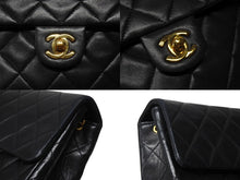 Load image into Gallery viewer, CHANEL シャネル ミニマトラッセ20 ショルダーバッグ 1番台 A01163 ブラック ラムスキン ゴールド金具 美品 中古4b004262