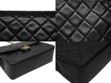 Load image into Gallery viewer, CHANEL シャネル ミニマトラッセ20 ショルダーバッグ 1番台 A01163 ブラック ラムスキン ゴールド金具 美品 中古4b004262