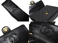 Load image into Gallery viewer, CHANEL シャネル ミニマトラッセ20 ショルダーバッグ 1番台 A01163 ブラック ラムスキン ゴールド金具 美品 中古4b004262