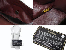 Load image into Gallery viewer, CHANEL シャネル マトラッセ25 チェーンショルダーバッグ ココマーク 19番台 キャビアスキン ブラック シルバー金具 美品 中古 4b004263