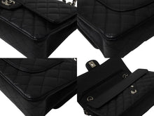 Load image into Gallery viewer, CHANEL シャネル マトラッセ25 チェーンショルダーバッグ ココマーク 19番台 キャビアスキン ブラック シルバー金具 美品 中古 4b004263