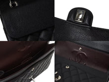 Load image into Gallery viewer, CHANEL シャネル マトラッセ25 チェーンショルダーバッグ ココマーク 19番台 キャビアスキン ブラック シルバー金具 美品 中古 4b004263