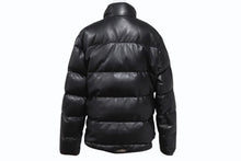 画像をギャラリービューアに読み込む, 極美品 CHROME HEARTS クロムハーツ レザー ダウンジャケット サイズL クロスボール シルバー925 中古 4b004272