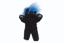 画像をギャラリービューアに読み込む, CHROME HEARTS クロムハーツ TEDDY BEAR テディベア キーリング チャーム クロスボール シルバ−925 ブラック ブルー 美品 中古 4b004274