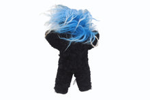 画像をギャラリービューアに読み込む, CHROME HEARTS クロムハーツ TEDDY BEAR テディベア キーリング チャーム クロスボール シルバ−925 ブラック ブルー 美品 中古 4b004274