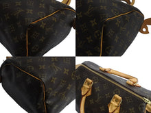 Load image into Gallery viewer, LOUIS VUITTON ルイヴィトン スピーディー25 ハンドバック M41528 モノグラム PVC レザー ブラウン ゴールド金具 美品 中古 4b004279