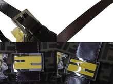 画像をギャラリービューアに読み込む, 極美品 FENDI フェンディ マンマバケット ワンショルダーバッグ 26424 フラワーモチーフ ズッカ柄 シルバー金具 刺繍 中古 4b004282