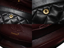 Load image into Gallery viewer, 極美品 CHANEL シャネル マトラッセ23 Wフラップ Wチェーンショルダーバッグ 4番台 ココマーク ラムスキン ブラック ゴールド金具 中古 4b004285