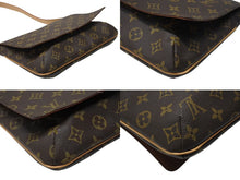 画像をギャラリービューアに読み込む, LOUIS VUITTON ルイヴィトン ミュゼットタンゴ ショルダーバック M51257 モノグラム ブラウン 美品 中古 4b004286