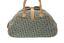 Load image into Gallery viewer, 極美品 Christian Dior クリスチャンディオール ダブルサドルバッグ ハンドバッグ MA-0081 トロッター柄 カーキ 中古 4b004288