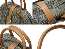 Load image into Gallery viewer, 極美品 Christian Dior クリスチャンディオール ダブルサドルバッグ ハンドバッグ MA-0081 トロッター柄 カーキ 中古 4b004288