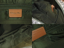Load image into Gallery viewer, 極美品 Christian Dior クリスチャンディオール ダブルサドルバッグ ハンドバッグ MA-0081 トロッター柄 カーキ 中古 4b004288