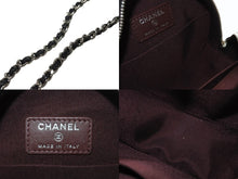 Load image into Gallery viewer, 極美品 CHANEL シャネル ラウンド チェーンショルダーバッグ 30番台 ココマーク キャビアスキン ブラック シルバー金具 中古 4b004289