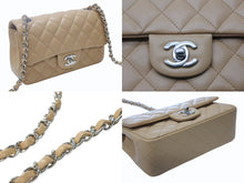 Load image into Gallery viewer, 極美品 CHANEL シャネル ミニマトラッセ 20 Sフラップ Sチェーンショルダーバッグ 27番台 ココマーク カーフスキン ベージュ 中古 4b004290