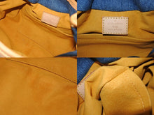 Load image into Gallery viewer, LOUIS VUITTON ルイヴィトン プリーティ ハンドバッグ M95020 モノグラム デニム レザー ブルー ゴールド金具 美品 中古 4b004297