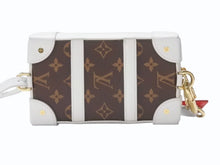 画像をギャラリービューアに読み込む, LOUIS VUITTON ルイヴィトン LV ソフトバンク フォーンボックス モノグラム M80102 ブラウン ホワイトゴールド金具 美品 中古 4b004308