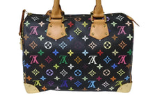 Load image into Gallery viewer, 極美品 LOUIS VUITTON ルイヴィトン スピーディ30 村上隆 ハンドバッグ M92642 モノグラム マルチカラー ブラック 中古 4b004309