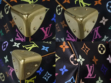 Load image into Gallery viewer, 極美品 LOUIS VUITTON ルイヴィトン スピーディ30 村上隆 ハンドバッグ M92642 モノグラム マルチカラー ブラック 中古 4b004309