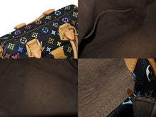 Load image into Gallery viewer, 極美品 LOUIS VUITTON ルイヴィトン スピーディ30 村上隆 ハンドバッグ M92642 モノグラム マルチカラー ブラック 中古 4b004309