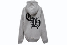 画像をギャラリービューアに読み込む, 新品未使用 CHROME HEARTS クロムハーツ 7-11 HOODIE セメタリ―クロスパッチ バックCHロゴ刺繡 プルオーバーパーカー グレー サイズS 中古 4b004314