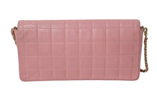 画像をギャラリービューアに読み込む, CHANEL シャネル ココマーク チョコバー チェーンショルダー ピンク レザー ゴールド金具 美品 中古 4b004319