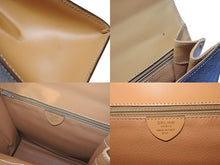 画像をギャラリービューアに読み込む, CELINE セリーヌ ハンドバッグ セリーヌ マカダム 2WAY バッグ ブラウン レザー ゴールド金具 美品 中古 4b004320