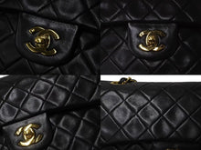 Load image into Gallery viewer, CHANEL シャネル マトラッセ23 ココマーク チェーンショルダー ブラック ラムスキン ゴールド金具 美品 中古 4b004325