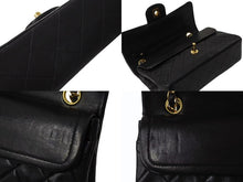 Load image into Gallery viewer, CHANEL シャネル マトラッセ23 ココマーク チェーンショルダー ブラック ラムスキン ゴールド金具 美品 中古 4b004325