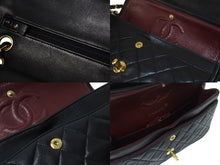 Load image into Gallery viewer, CHANEL シャネル マトラッセ23 ココマーク チェーンショルダー ブラック ラムスキン ゴールド金具 美品 中古 4b004325