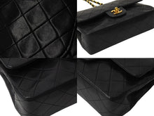 Load image into Gallery viewer, CHANEL シャネル マトラッセ２３ ココマーク チェーンショルダー ブラック ラムスキン ゴールド金具 1番台 美品 中古 4b004327