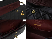 Load image into Gallery viewer, CHANEL シャネル マトラッセ２３ ココマーク チェーンショルダー ブラック ラムスキン ゴールド金具 1番台 美品 中古 4b004327