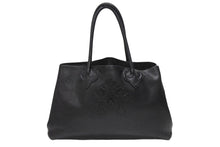 画像をギャラリービューアに読み込む, CHROME HEARTS クロムハーツ TOTE W SNP 3CEME 3セメタリークロスパッチ 2スナップ トートバッグ ブラック シルバー925 美品 中古 4b004336