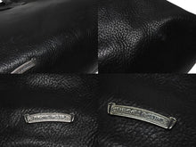 画像をギャラリービューアに読み込む, CHROME HEARTS クロムハーツ TOTE W SNP 3CEME 3セメタリークロスパッチ 2スナップ トートバッグ ブラック シルバー925 美品 中古 4b004336