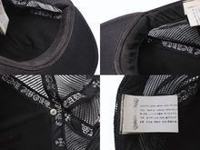 画像をギャラリービューアに読み込む, CHROME HEARTS クロムハーツ セメタリークロスパッチ トラッカーキャップ ONE SIZE レザー シルバー925 ブラック 美品 中古 4b004337
