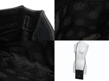 画像をギャラリービューアに読み込む, 極美品 CHROME HEARTS クロムハーツ SQUARE POCKET BAG BS FLEUR スクエアポケット ショルダーバッグ BSフレア ブラック 中古 4b004340