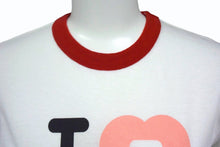 画像をギャラリービューアに読み込む, A BATHING APE アベイシングエイプ リンガーTシャツ ホワイト レッド ピンク 半袖 コットン 美品 中古 4b004351