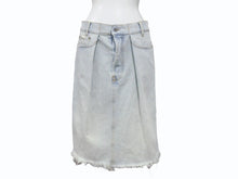 Load image into Gallery viewer, MIUMIU ミュウミュウ デニムスカート ブルー コットン サイズ36 GWD282 11D8 美品 中古 4b004357