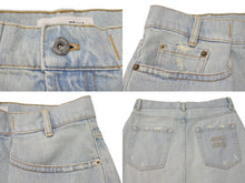 Load image into Gallery viewer, MIUMIU ミュウミュウ デニムスカート ブルー コットン サイズ36 GWD282 11D8 美品 中古 4b004357
