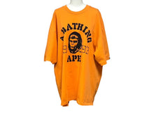 画像をギャラリービューアに読み込む, A BATHING APE アベイシングエイプ 半袖Ｔシャツ オレンジ コットン サイズL 001TEK301352M 美品 中古 4b004359