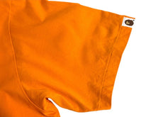 画像をギャラリービューアに読み込む, A BATHING APE アベイシングエイプ 半袖Ｔシャツ オレンジ コットン サイズL 001TEK301352M 美品 中古 4b004359