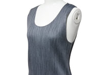 画像をギャラリービューアに読み込む, 極美品 ISSEY MIYAKE イッセイミヤケ PLEATS PLEASE プリーツプリーズ タンクトップ ノースリーブ PP04-JK200 サイズ4 グレー 中古 4b004360