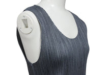 画像をギャラリービューアに読み込む, 極美品 ISSEY MIYAKE イッセイミヤケ PLEATS PLEASE プリーツプリーズ タンクトップ ノースリーブ PP04-JK200 サイズ4 グレー 中古 4b004360