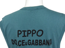 画像をギャラリービューアに読み込む, DOLCE&amp;GABBANA ドルチェアンドガッバーナ ディズニーコラボ グーフィー タンクトップ CA00985 コットン エメラルドグリーン サイズ44 美品 中古 4b004363
