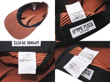 Load image into Gallery viewer, HOMME PLISSE ISSEY MIYAKE オム プリッセ イッセイミヤケ プリーツキャップ HP33AA403 ブラウン ポリエステル 美品 中古 4b004365