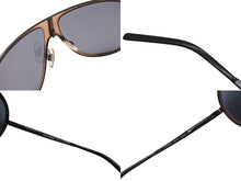 画像をギャラリービューアに読み込む, DOLCE &amp; GABBANA ドルチェ＆ガッバーナ ティアドロップ サングラス DG2024 ブロンズ ブラック サイズ65□15 美品 中古 4b004367