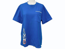 画像をギャラリービューアに読み込む, CHROME HEARTS クロムハーツ MATTY BOY マッティボーイ SPACE スペース 半袖Tシャツ サイズS プリント ブルー 美品 中古 4b004369