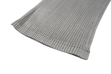 画像をギャラリービューアに読み込む, 極美品 ISSEY MIYAKE イッセイミヤケ Vネック プリーツ長袖カットソー IM13-FJ025 サイズM グレー 中古 4b004371