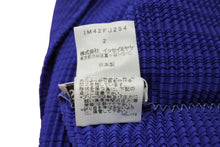 画像をギャラリービューアに読み込む, 極美品 ISSEY MIYAKE WHITE LABEL イッセイミヤケ ホワイトレーベル 半袖プリーツカットソー IM42FJ254 サイズ2 バイカラー 中古 4b004377