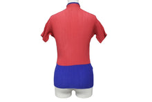 画像をギャラリービューアに読み込む, 極美品 ISSEY MIYAKE WHITE LABEL イッセイミヤケ ホワイトレーベル 半袖プリーツカットソー IM42FJ254 サイズ2 バイカラー 中古 4b004377